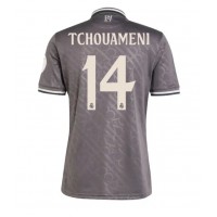 Dres Real Madrid Aurelien Tchouameni #14 Tretina 2024-25 Krátky Rukáv